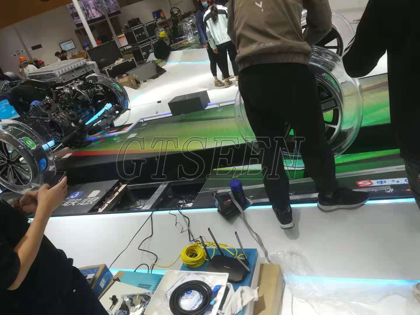2021上海国际汽车展览会长城展台P2全彩led显示屏(图1)
